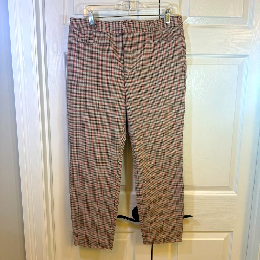NWT Banana Republic Modern Sloan Plaid Pants